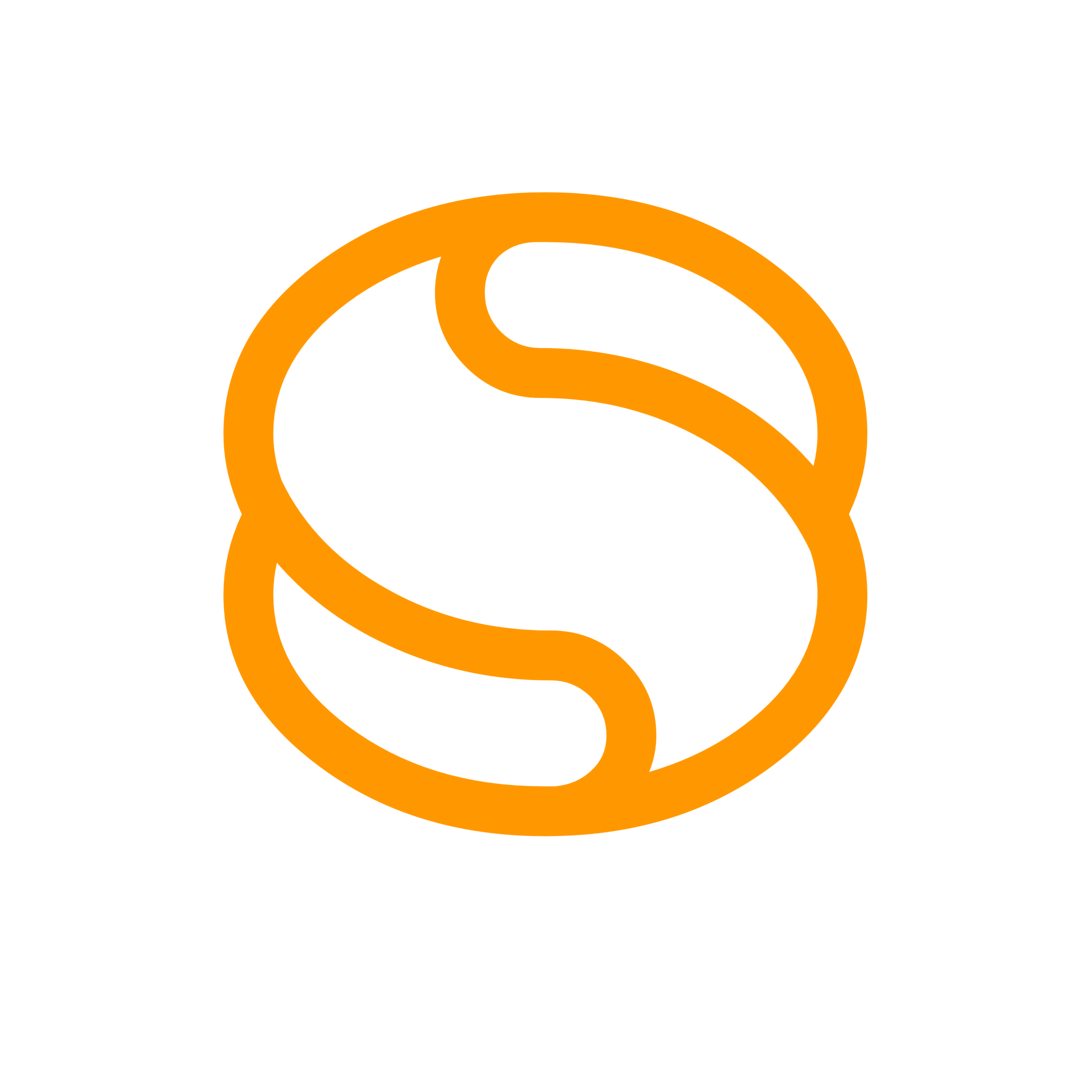 Spectrasync orange icon illustration